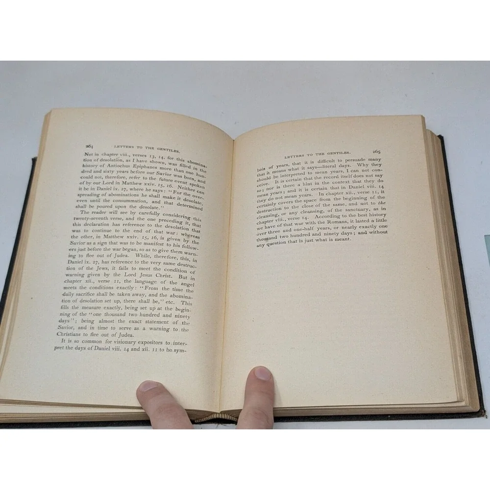 Letters To The Children‎ Of Abraham Jews By William Ruble 1896 Antique Book VTG